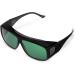 MigraLens Large Fit-Over Glasses for Migraine Relief | Green Lenses | Outdoors and Computer Screens | Unisex - Buy Online on GoSupps.com