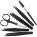 NAYTRU 6 Pack Precision Tweezers Set for Women - Stainless Steel Eyebrow Kits with Case for Shaping and Hair Removal - Buy Online on GoSupps.com