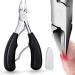 Nail Clippers for Thick Nails Heavy Duty Ingrown Thick Toenails Scissors Black Scissors