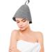 Tofficu 4-Piece Wool Sauna Hat Set | Felt Bathing Cap for Sauna & Shower | Russian Banya Head Protection (Gray) - Buy Online on GoSupps.com
