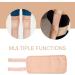 Eupsiiu Castor Oil Pack Wrap Kit | 2 Reusable Castor Oil Wraps for Legs & Knees | Adjustable Elastic Carriers for Therapeutic Relief - Buy Online on GoSupps.com