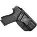 Glock 43 Holster 43X IWB KYDEX Fit: Glock 43 / 43X & Glock 43X MOS Pistol Holster | Inside Waistband | Adjustable Cant | Made in The USA by Amberide Black Right Hand Draw (IWB)
