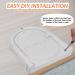 AUTOWT Cat Door Interior Door - 9.4 10.8in No Noise Lockable Indoor Cat Door - No Flap Pet Cat Door Indoor for Cat Puppy Kitties Up to 20 lbs - Easy DIY Setup Suitable for Wooden Iron Door & Wall White - Buy Online on GoSupps.com