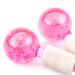 Poleview Pink Glitter Ice Globes for Facials - Cooling Face Roller for Skincare, Anti-Ageing, and Circulation Enhancement - Buy Online on GoSupps.com