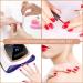 168W UV LED Nail Lamp 4 Timer Setting Professional Gel Dryer - Portable Handle Curing Lamp for Fingernail and Toenail - Auto Sensor, Fast Drying for Gel Polish - Buy Online on GoSupps.com