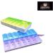 Premium Twice a Day Medication & Vitamin Organizer - 2-Pack for Easy Daily Dosing | International Shipping Available - Buy Online on GoSupps.com