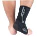 1pc Silicone Ankle Brace Ankle Sleeve Ankle Pads Ankle Support for Running Brace for Sprained Ankle 24x11cm Black