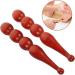 Clispeed 4-Piece Wooden Acupuncture Rod & Roller Massage Device | Health & Wellness Tools for Face & Body - Buy Online on GoSupps.com