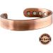 Reevaria Pure Copper Magnetic Cuff Bracelet for Men - 8 Magnets 3500 Gauss - Pain Relief for Arthritis, Golf, Carpal Tunnel - Heavyweight Design - Buy Online on GoSupps.com