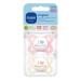 MAM Original Pacifier Set of 2 | Tooth-Friendly Eco-Friendly Silicone Pacifiers for 0-6 Months | Pink & Light Beige | Includes Pacifier Box - Buy Online on GoSupps.com