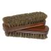 Shoe Brush Horsehair Shoe Polish Brush Polishing Brush Wooden Handle with Bristles Boots Shoes Brush Onecolor