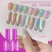 7.5ML Fantasy Gemstone Cat Eye Nail Gel Polish Holographic Semi Permanent Soak Off Sparkling Nail Varnish Aurora UV Gel - (Color: A004) - Buy Online on GoSupps.com