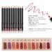 Professional Long Lasting Lip Pencils Set | 12 Colors Waterproof Lipliner for Matte Lip Makeup - Buy Online on GoSupps.com