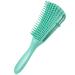 Detangling Brush for Black Natural Hair - Detangler Brush for Curly Hair  Afro Textured 3a to 4c Kinky Wavy for Wet/Dry/Long Thick Curly Hair (Green)
