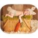 Newborn Baby Bunny Hat and Radish Photo Props Set - Easter Costume for Boy and Girl Photography Shoots - Buy Online on GoSupps.com