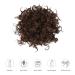 Rpeixya Hair Part Bun with Elastic Cord - Stylish Curly Ponytail Chignon for Women & Girls (Brown) | Perfect for Elegant Updos & Everyday Wear - Buy Online on GoSupps.com