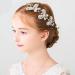 IYOU Crystal Girl Headband Butterfly Silver Headpiece Rhinestone Costume Birthday Communion Hair Piece Accessories for Flower Girls - Buy Online on GoSupps.com