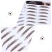 VINTORKY 4pcs Eyebrow Stickers False Eyebrows for Women Eyebrow Makeup Artificial Eyebrow 3d Cosmetic Make up 21x15cm Brown - Buy Online on GoSupps.com