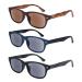 Eyeguard reading sunglasses 3-pack UV400 protection outdoor sun reader non-cladding classic style reading glasses for women and men +3.00