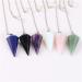 Amethyst Rough Stone 1pc Natural Stone Divination Pendulum Crystal Amulet Gemstone Hexagon Energetic Pyramid Rose Quartz Amethyst Urine ERBDRGAZ (Color : 5) - Buy Online on GoSupps.com