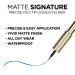 L'Oreal Paris Matte Signature Liquid Dip Eyeliner - Blue 0.07 Fl Oz | Waterproof, Precise Application, All Day Wear, Vivid Matte Finish - Buy Online on GoSupps.com