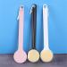 Long Handle Bath Brush | Exfoliating Back Brush for Easy Cleaning | Black - International Shipping Available - Buy Online on GoSupps.com