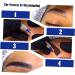 FOMIYES 2pcs Kit Golden Semi-permanent Skin Practice Microblading Pen Storage Pencil Eyebrow with Manual - Buy Online on GoSupps.com