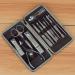 Electromax Nail Clippers Manicure Set for Thick Nails - Cuticle Remover, Toenail Care Cutter - Pedicure Travel Kit for Men and Women - Buy Online on GoSupps.com