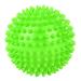 Massage ball plastic massage roller spiky balls exercise fitness ball for myofascial relaxation stress relief finger relaxation (9cm green) 9cm green