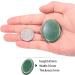 Nupuyai Green Aventurine Oval Thumb Worry Stone Set for Healing Anxiety - 2pcs 45x35mm #6-green - Buy Online on GoSupps.com