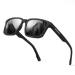 Wrimen polarized-sonnen-unex-sonnen-herring man-hungry sunglasses black-UV400 protection retro classic polarized sun glasses for travel camping black frames gray glasses