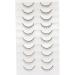 Eyelashes Manga Lashes Natural Look Brown Color 3D Lashes Mink Wispy Fake Eye Lashes 5-9mm Thin Band Lightweight Reusable Small False Eyelashes Pack 10 Pairs (Brown 9mm)