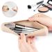 Qetlavee 2-Pack Portable Cosmetic Bag with Makeup Brush Holder & Sponge Organizer - Travel Storage Box for Makeup (Khaki) - Buy Online on GoSupps.com