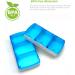 VOFOON Small Pill Organizer - 3 Times Daily | Travel Pill Box 2 Pack | Portable 3 Compartment Medicine Case for Vitamins & Supplements - Buy Online on GoSupps.com