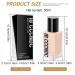 Full Coverage Foundation Bright Boost Hydrating Tint Makeup Liquid Foundation Long Lasting Oil Control Makeup Cover Cream Cosmetics for Women and Girls Spots Coverup Skuda - Buy Online on GoSupps.com