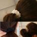 3pcs Hair Scrunchies Set with Faux Pearls | Stylish Ponytail Holders for Women & Girls - International Shipping Available - Buy Online on GoSupps.com