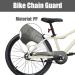 Bicycle Chain Guard for 32-36 Teeth | Universal Kids Bike Chain Cover | Sturdy Transparent Black Accessory - Buy Online on GoSupps.com