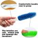 Pasuwsima 2 Pcs Silicone Pet Hair Removal Brush - Car & Auto Bedding Carpets Detailing Tool for Dog & Cat Hair - Blue/Green - Buy Online on GoSupps.com