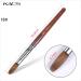 Kads Kolinsky Nail Brush Set for Acrylic Nails - Rosewood Nail Art Tool (4 Pcs) | Premium Manicure Accessories - Buy Online on GoSupps.com