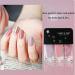Nail Polish Set -3-in-1 Flash Nail Polish Fast Drying and Lasting Lavender Nail Polish DIY manicure at home without curing nail polish Taro color - Buy Online on GoSupps.com