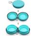 Shop Kallak Foldable Double Dog Bowls - Silicone Travel Bowls for Food & Water | Non-Slip Design for All Dog Sizes - Buy Online on GoSupps.com