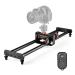 YELANGU Camera Dolly Motorized+Camera Slider Set, 3Speed Adjustable Wireless Electric Camera car with 24/62cm Aluminum Alloy Track Rail and Remote, for Camera Camcorder Smartphone, Up to 6.6lb/3kg