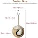 MISS FIRE Coconut Woven Bird House | Natural Coconut Cage with Cover for Parrot, Hamster, Squirrel, Rat, Lovebird, Finches - Buy Online on GoSupps.com