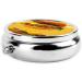 Burger Melt Portable Metal Pill Box - Mini 3-Compartment Travel Case for Small Pills - Hinged Design for Easy Use - Buy Online on GoSupps.com
