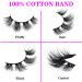 Buy 5 Pairs 18mm 3D Mink Lashes - Fluffy Handmade Reusable Criss-Cross Thick Eyelashes | Bulk Pack (L077) - International Shipping Available - Buy Online on GoSupps.com
