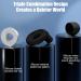Quiet Reusable Silicone Ear Plugs with 6 Tips + Ear Plug Box - Ideal for Sleeping, Work, Study, Travel - Black/White - Buy Online on GoSupps.com