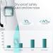 Cordless Water Flosser - 4 Modes, 4 Nozzles, 310ml Capacity, USB Charging, IPX7 Waterproof, Travel-friendly (White) - Buy Online on GoSupps.com