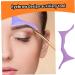 FOMIYES Eyebrow Stencils Brow Guide Stencil Brow Shaping Stencil Eyebrow Shaper Silicone Makeup Stencil Brow Guide Template Eyebrow Shaping Template Silica Gel Make up Blindfold Purple - Buy Online on GoSupps.com