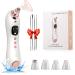 Blackhead Remover Pore Vacuum with Hot Ice Compress, USB Rechargeable Blackhead Removal Tools with Water Spray, Electric Facial Pore Cleanser Vacuum Acne DGBP006