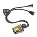Bnineteet team archery thumb rings brass daema protection rings made of soft leather archery finger protection for traditional archery black